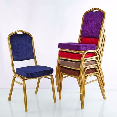 خرید صندلی ضیافت پشت تخت تاج بنفش H94CM صندلی ضیافت تجاری تولید آنلاین