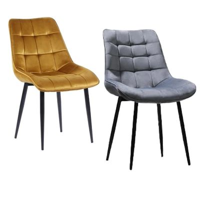 خرید اتاق غذاخوری خود را با مبلمان آشپزخانه خانگی سفارشی تغییر دهید صندلی های غذاخوری در چرم / مخملی پوشیده شده PU راحت تولید آنلاین